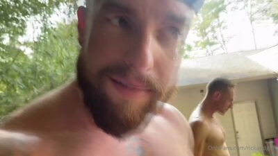 Rick and Griff Independence Gays Part 4 The Bamboo Pool Orgy - Gay Porn Video