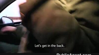 Jana fucks me in the car for money
