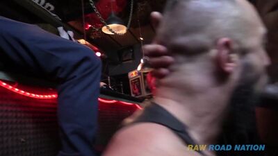 RawRoadNation - 2 Big Cock Alpha Tops Destroy Every Hole At Fetish Club - free gay porn
