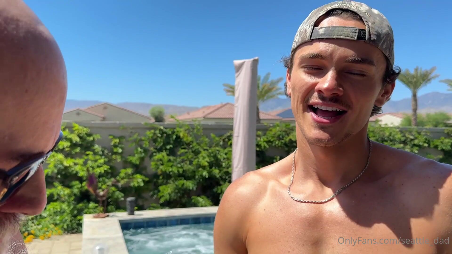 OnlyFans - Seattle Dad Tate Hoskins  HotDadventures - Seducing The Pool Boy - free gay porn