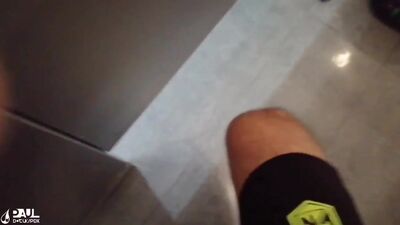 public bathroom where I suck him and he fucks me PAUL DOCUX - gay porn video